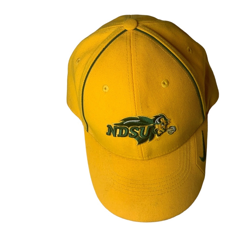NDSU Bison Nike Cap Hat North Dakota State University Gold Yellow